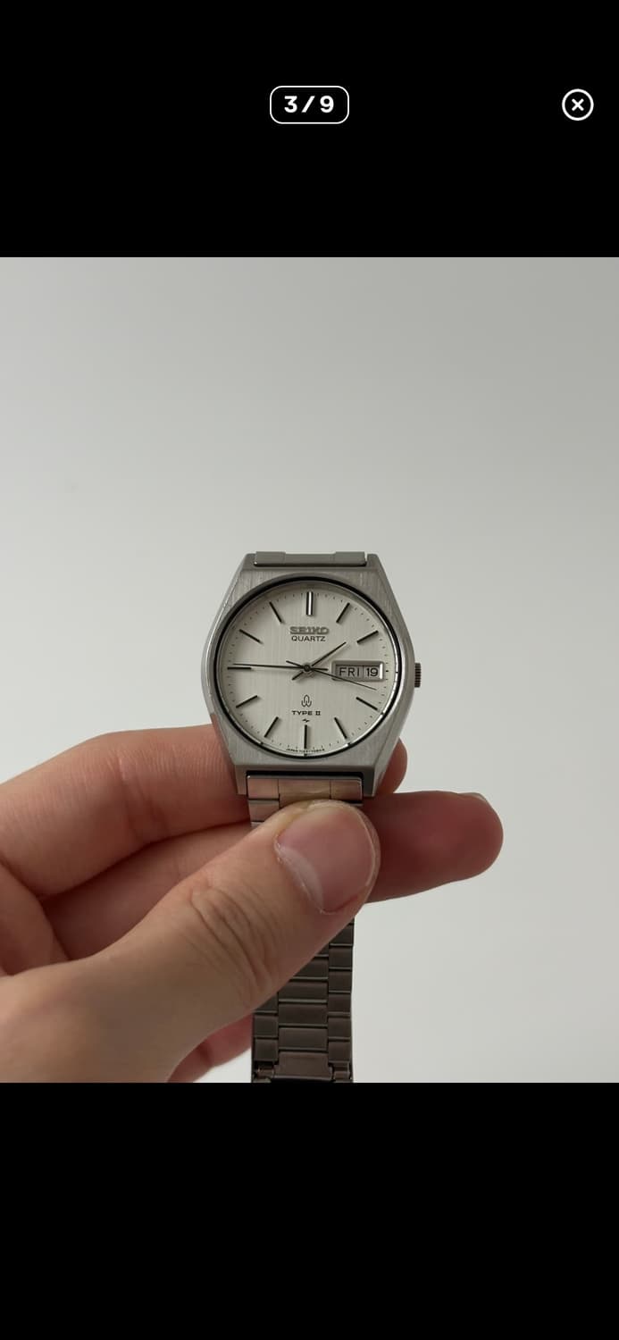 SEIKO TYPE2 Sliver Quartz 상품이미지3