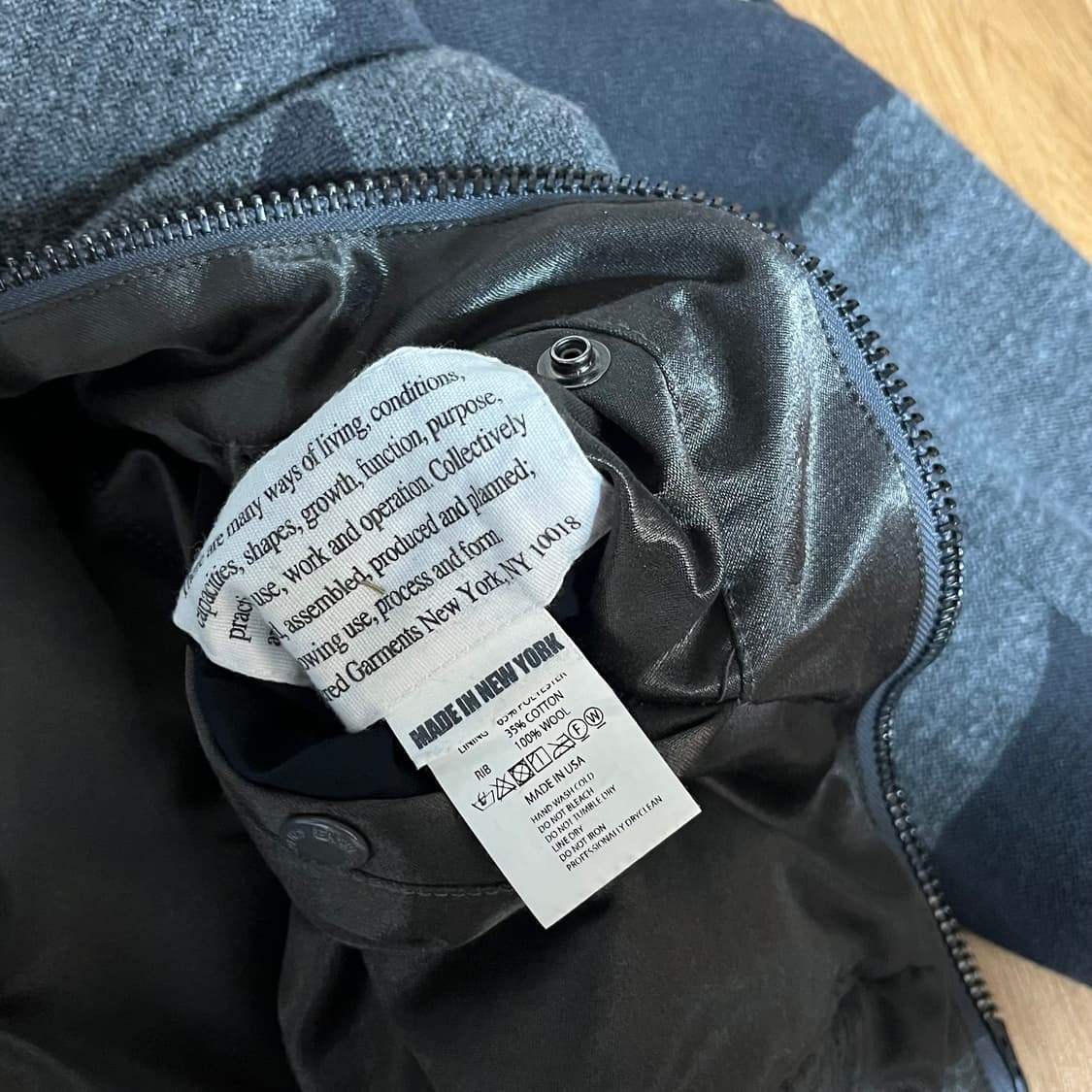 엔지니어드가먼츠 울리치 울 애니멀패턴 에비에이터 자켓 / ma-1 마원 상품이미지6