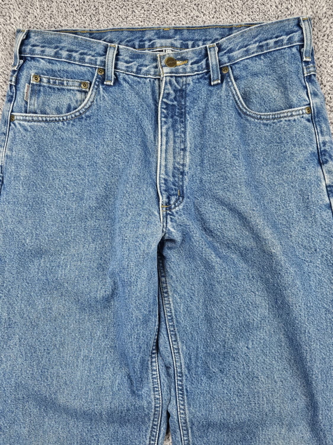 칼하트 헤비 플란넬 데님 워크 팬츠 ( 34 X 30 ) / 10375 상품이미지6