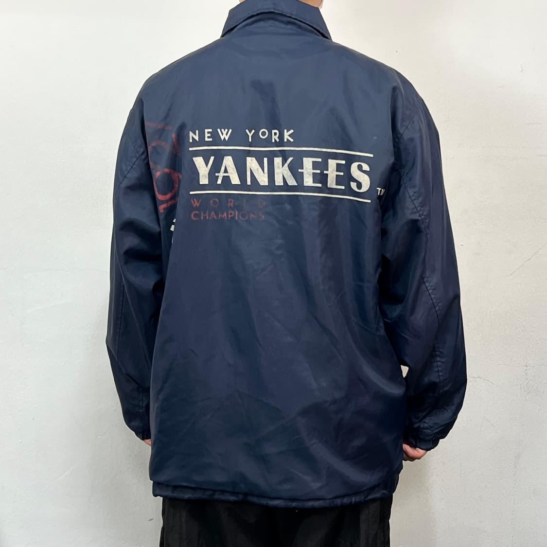 MLB 뉴욕양키스 로고 코치자켓 상품이미지2