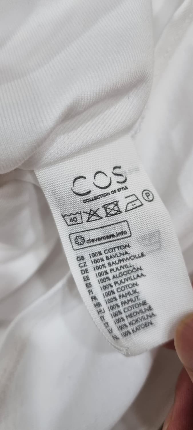 COS 코스 라운드넥 반팔 바디슈트 S _ 여성 상품이미지9