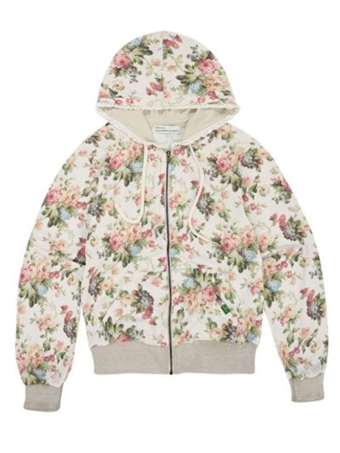 노컨텐츠 플라워 레이스 집업 상품이미지1