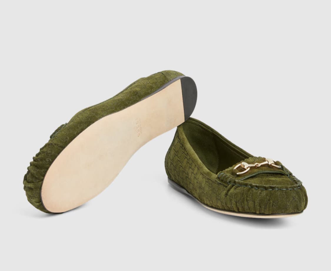 [정품,새상품,150만원대] 구찌 GUCCI 홀스빗 GG 플랫 슈즈 상품이미지2