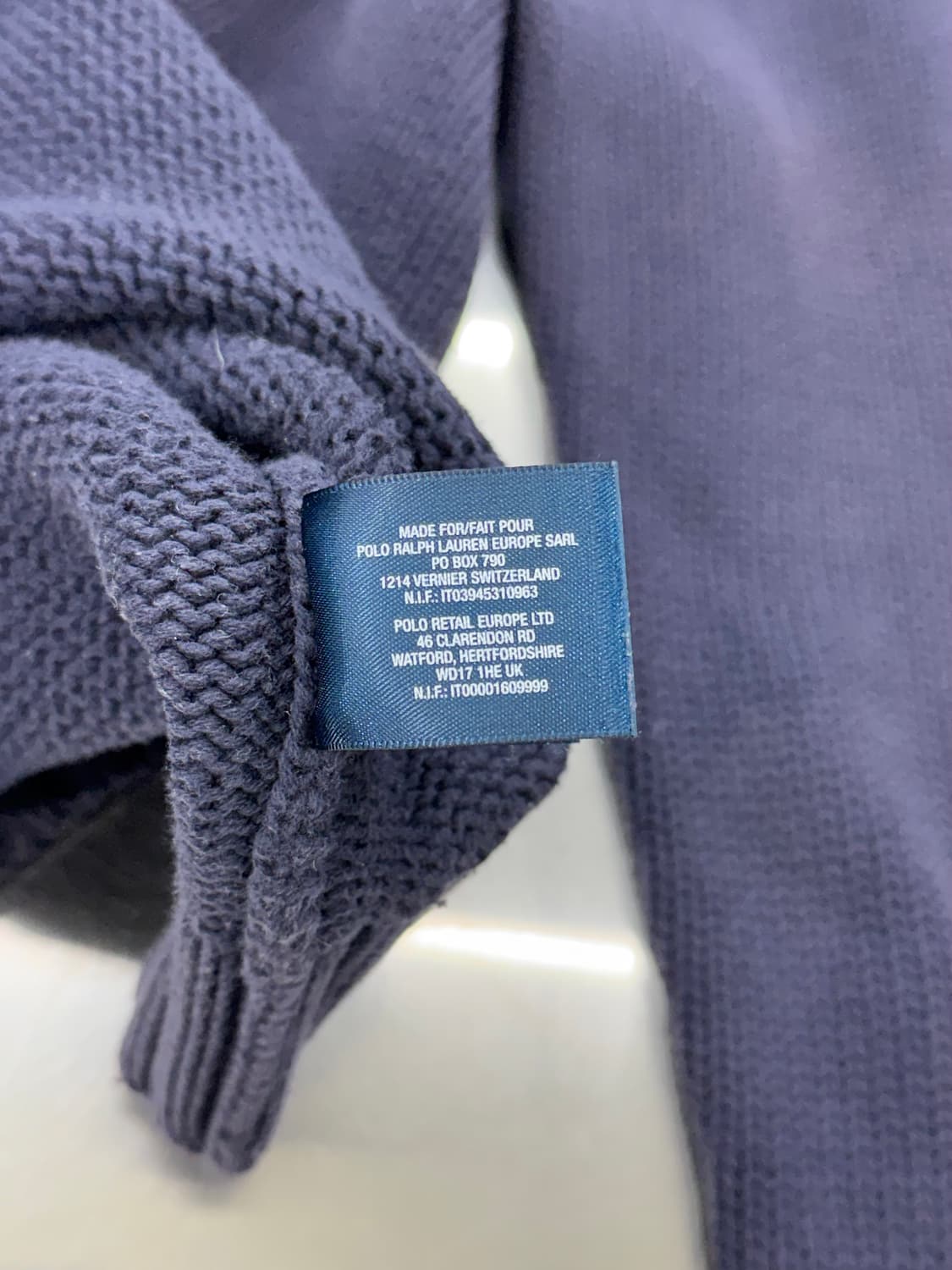 폴로 랄프로렌 성조기 네이비 니트 스웨터 상품이미지8