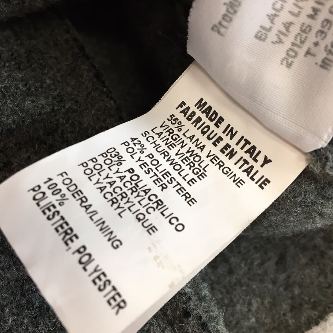 스위스크리스 이태리 울 후드코트 90 사이즈  상품이미지7