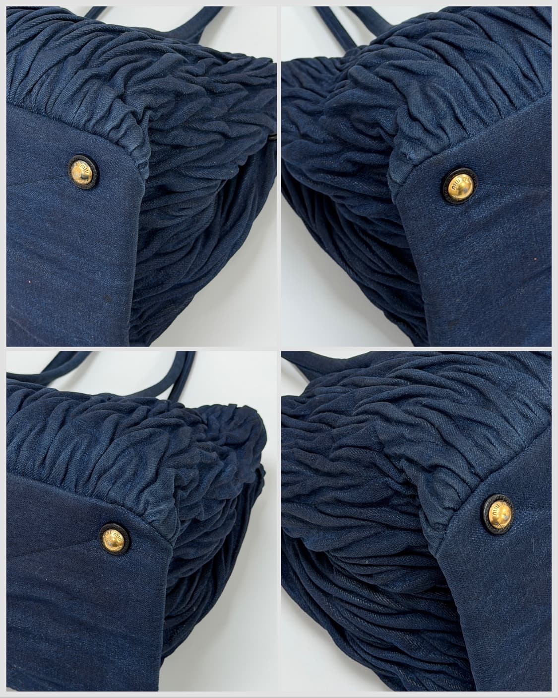 미우미우 마틀라쎄 데님 쇼퍼백 상품이미지9