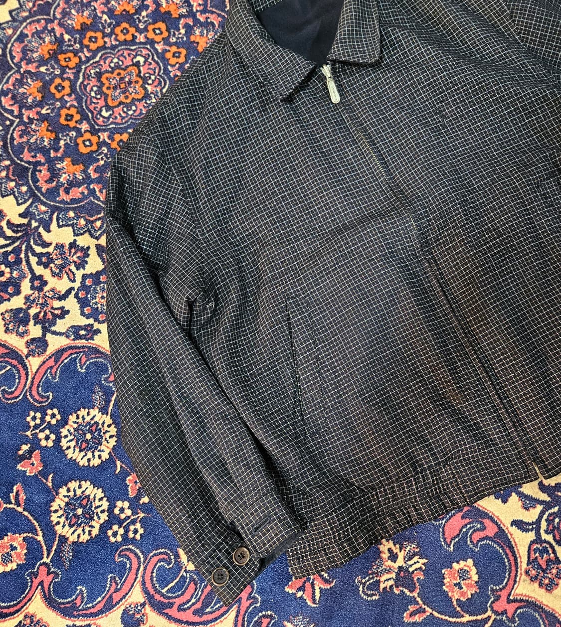 입생로랑 리버시블 시그니쳐 YSL로고 블루종자켓 100-105size 상품이미지7