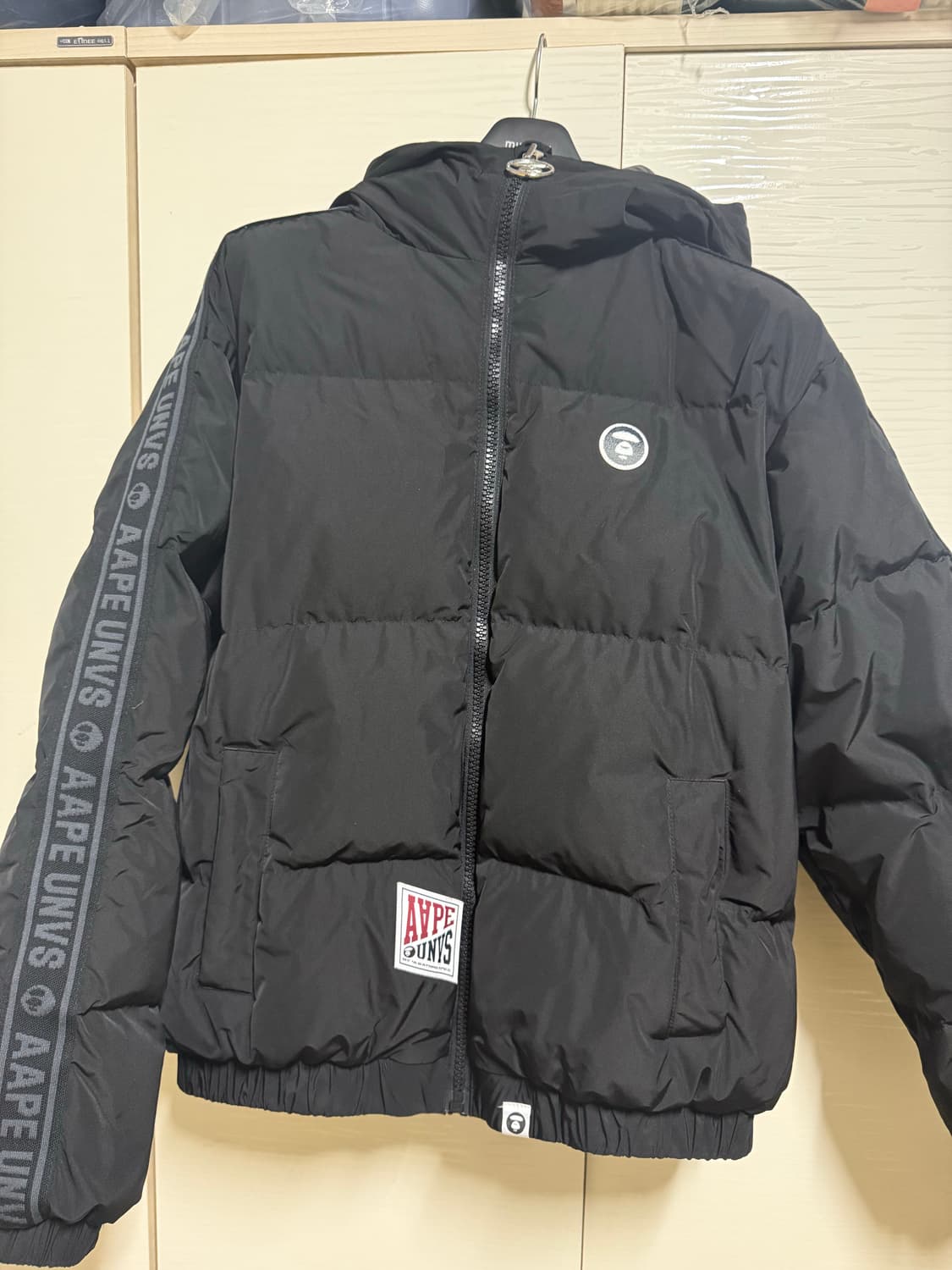 베이프 블랙 패딩 상품이미지1