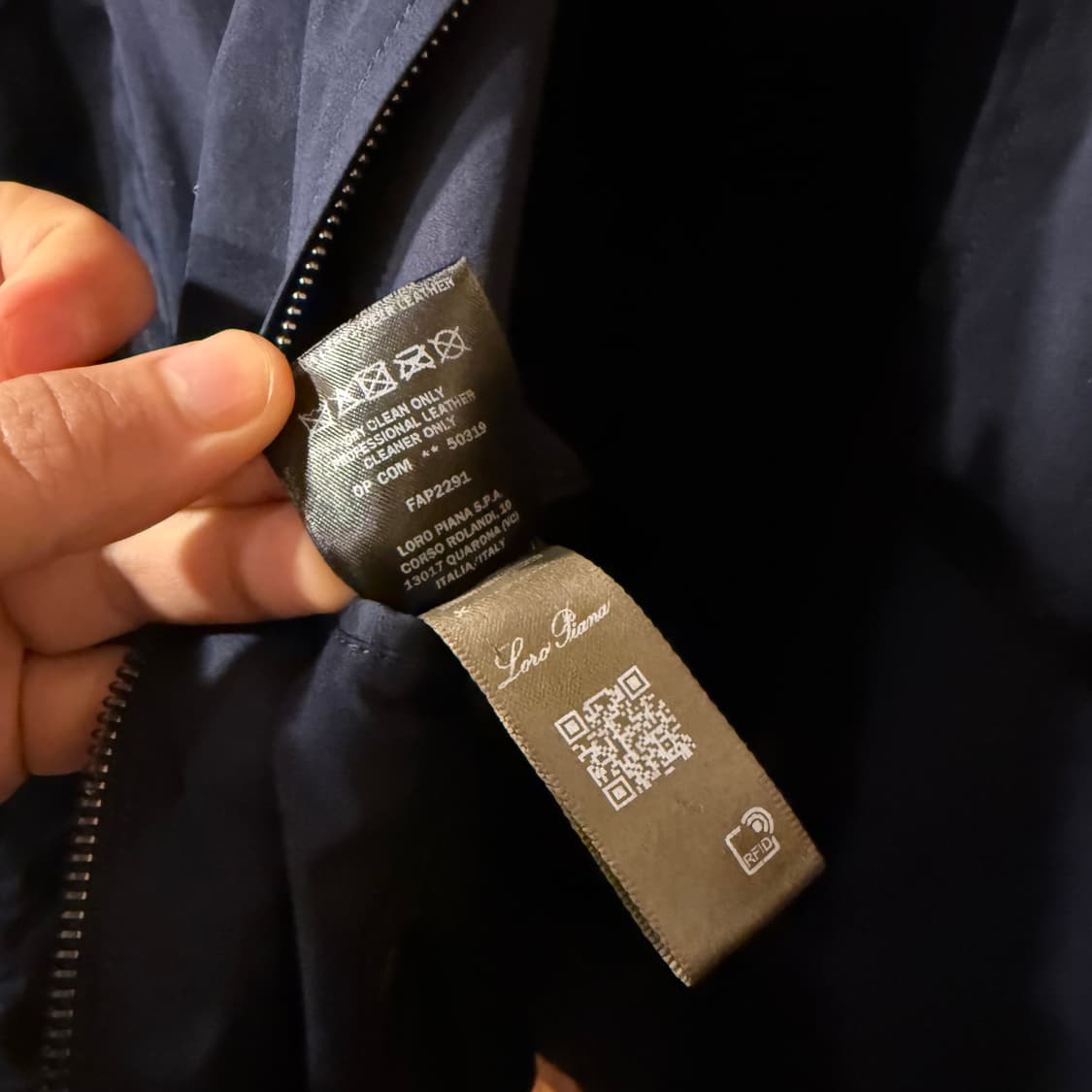 로로피아나 25 S/S 쿠퍼 블루종 자켓  상품이미지8