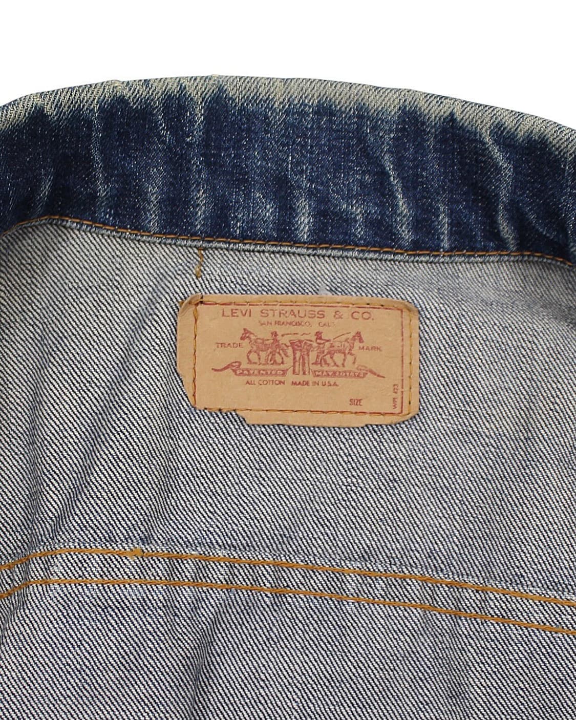 1960s USA 리바이스 70505 데님 자켓 빅E 빈티지 미국제 상품이미지5
