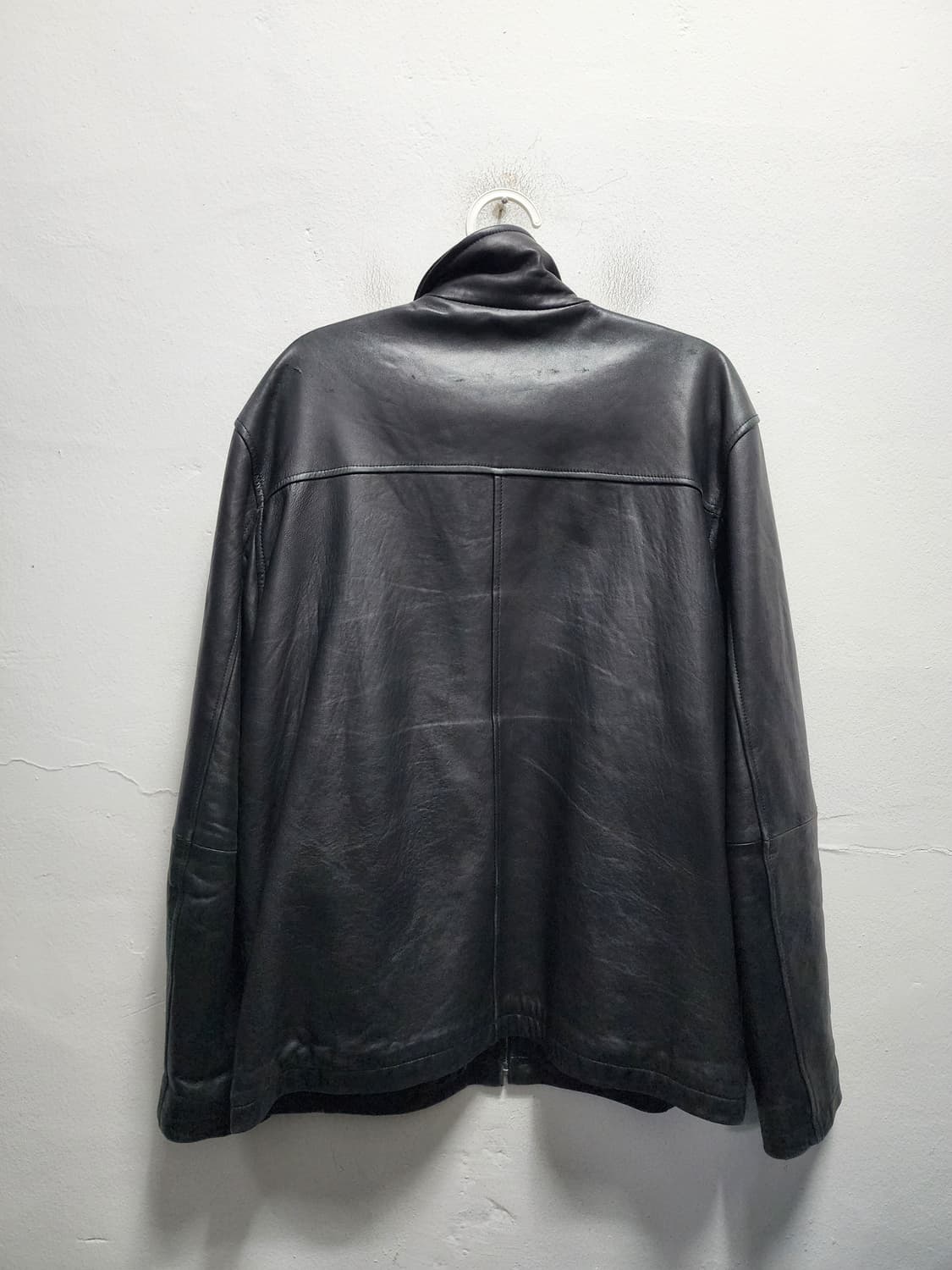 캘빈클라인 누빔 스틸로고 가죽자켓 상품이미지3