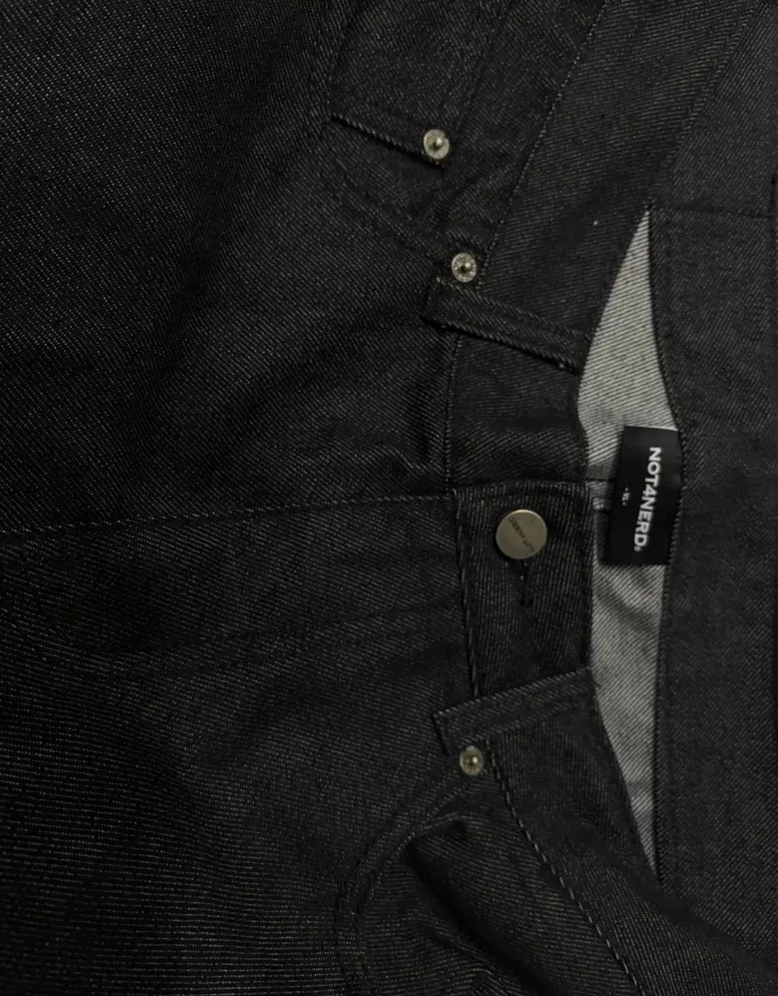 [XL] 낫포너드 N4ND Drip Logo Denim Pants 상품이미지4