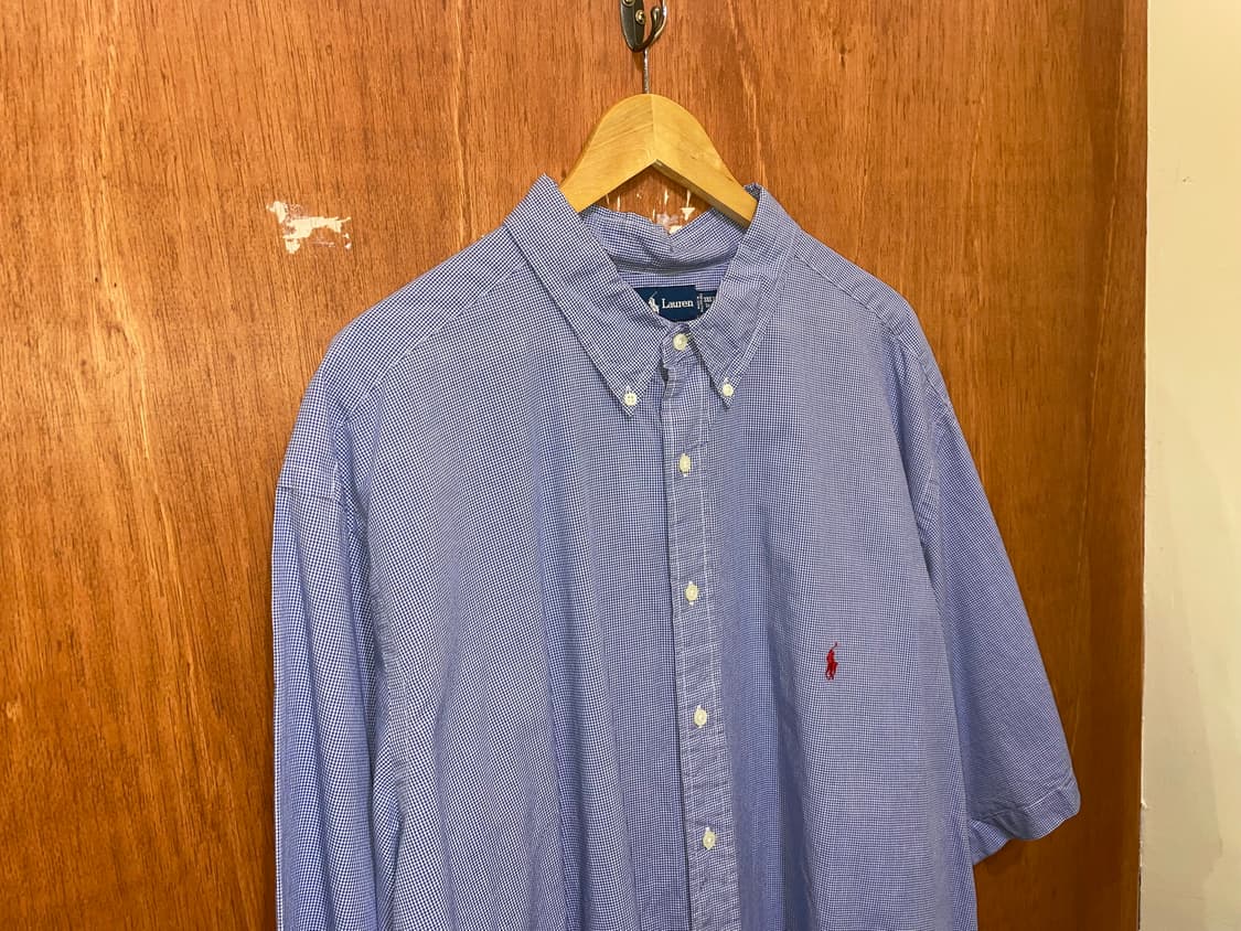 (3XL) POLO 폴로 랄프로렌 체크 반팔 셔츠 클래식핏 상품이미지2