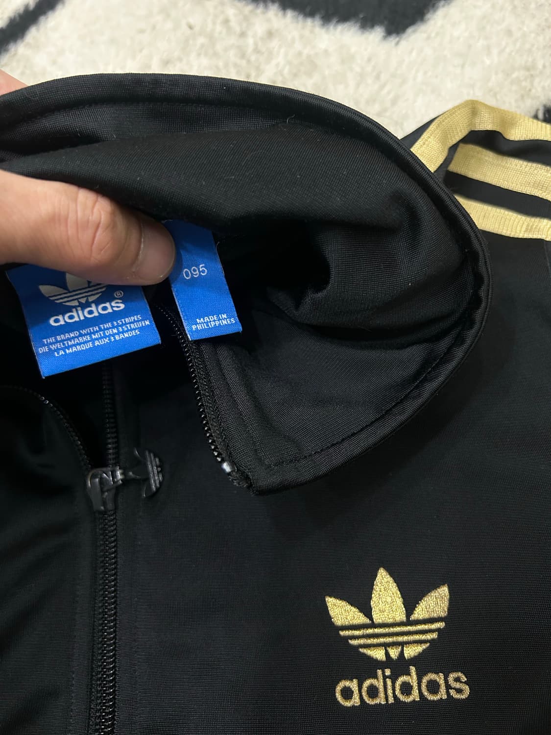 [M]아디다스 파이어버드 져지/블랙골드 상품이미지4