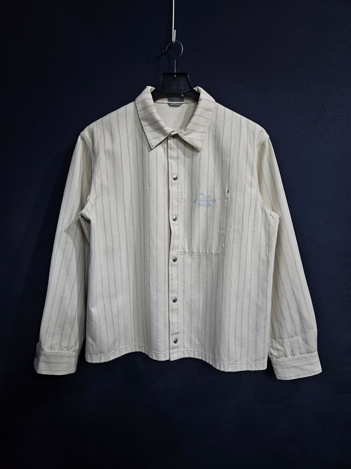 디올 옴므 스트라이프 남성 50 데님 셔츠자켓  상품이미지1