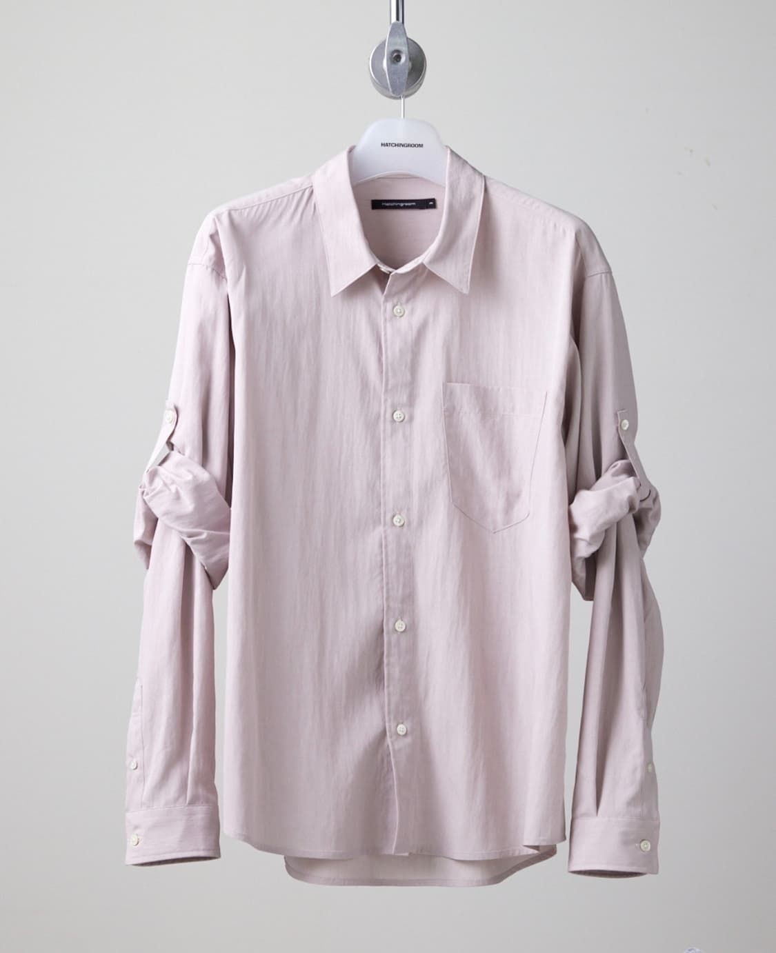 해칭룸 더블 슬리브셔츠 더스티핑크 2 상품이미지1