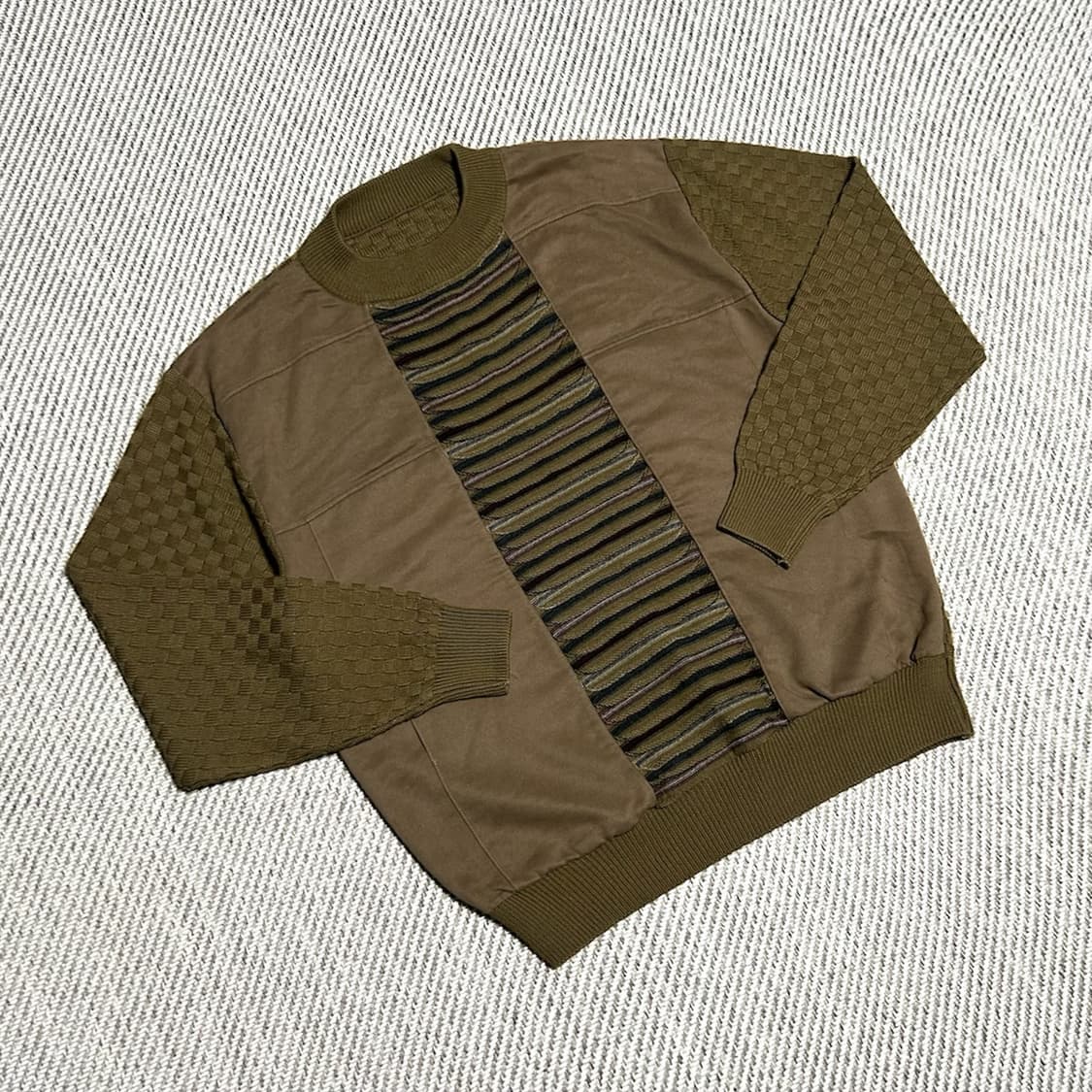 [L] JPN 빈티지 패턴 라운드 니트 상품이미지3