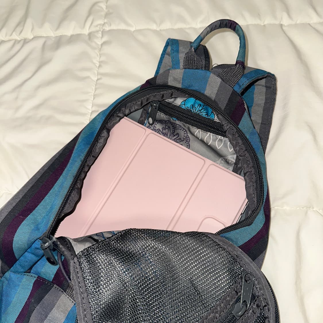 Dakine 블루 스트라이프  미니 백팩 상품이미지4