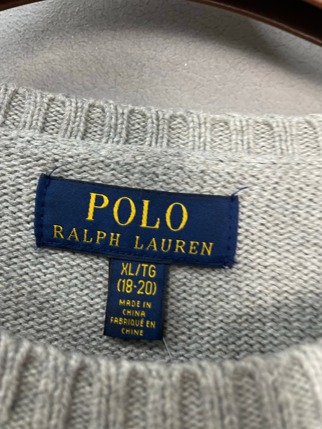 폴로 랄프로렌 빅포니 그레이 니트 H2488 상품이미지5
