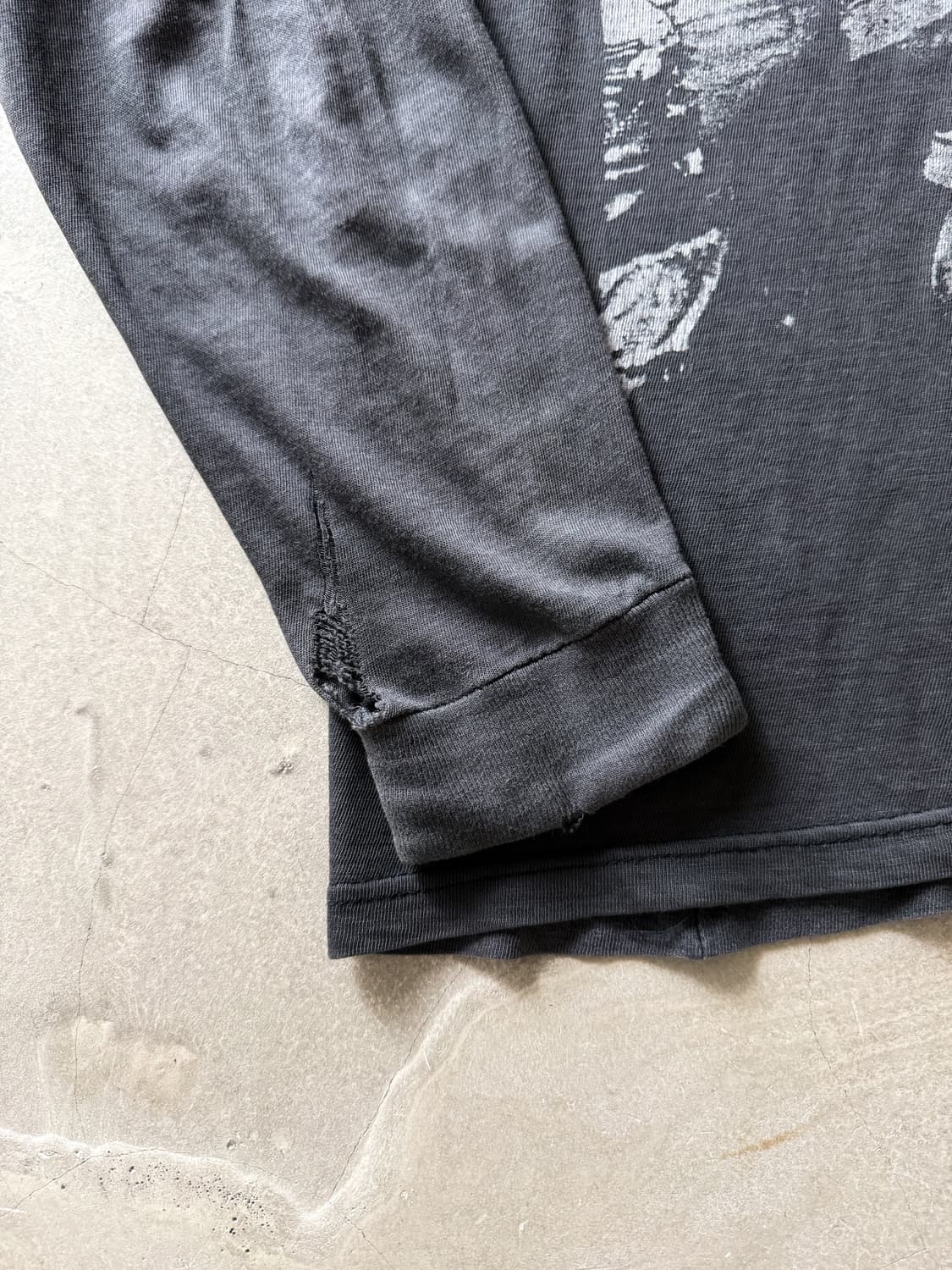 90s White Zombie Distressed Long Sleeve 상품이미지6