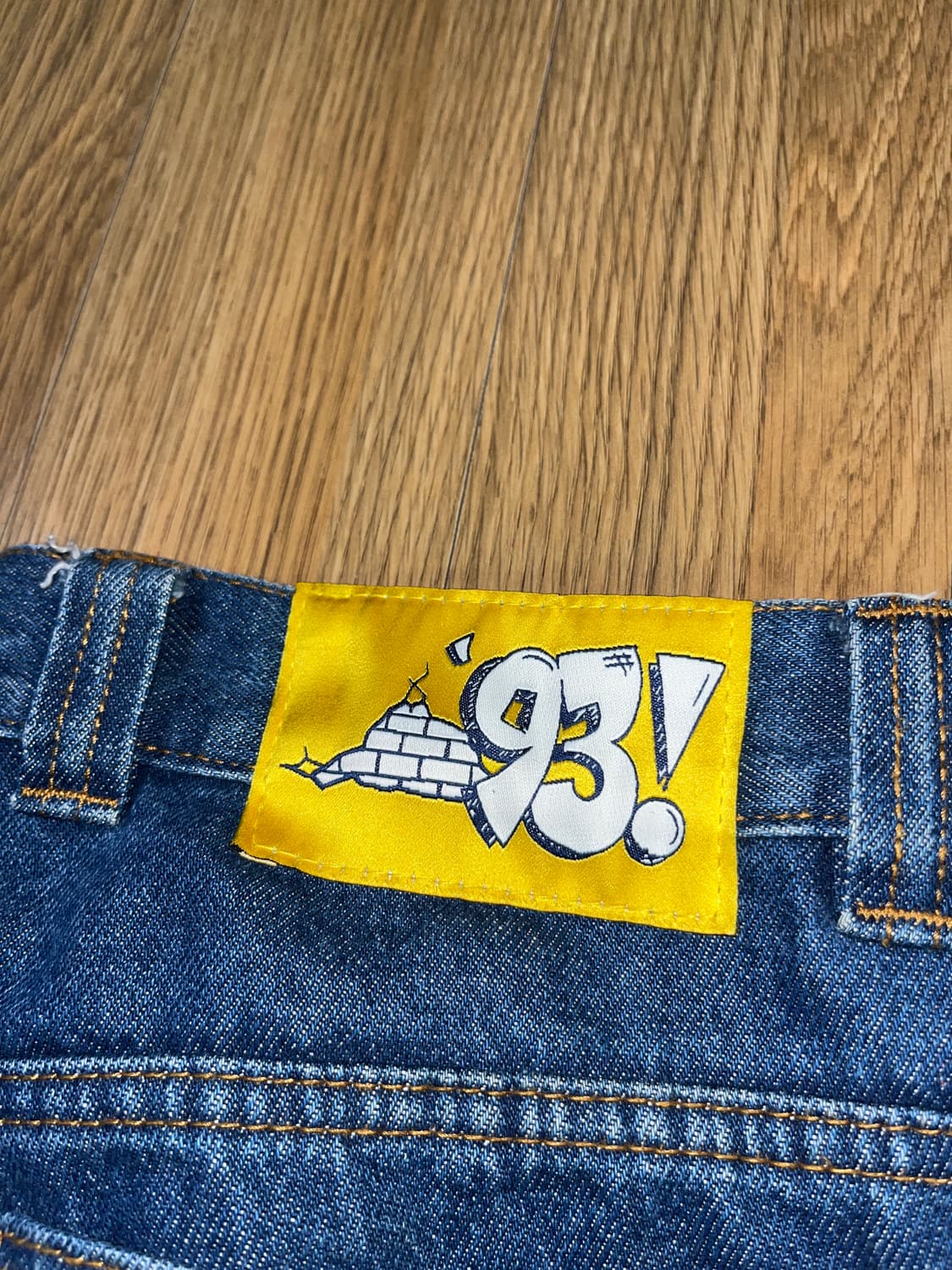 폴라 스케이트보드 93데님 인디고 다크블루 34X32 상품이미지5