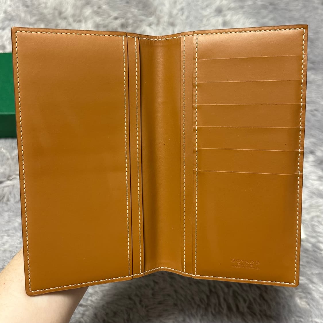 [풀구성] 고야드 생로슈 장지갑 블랙탄 상품이미지3