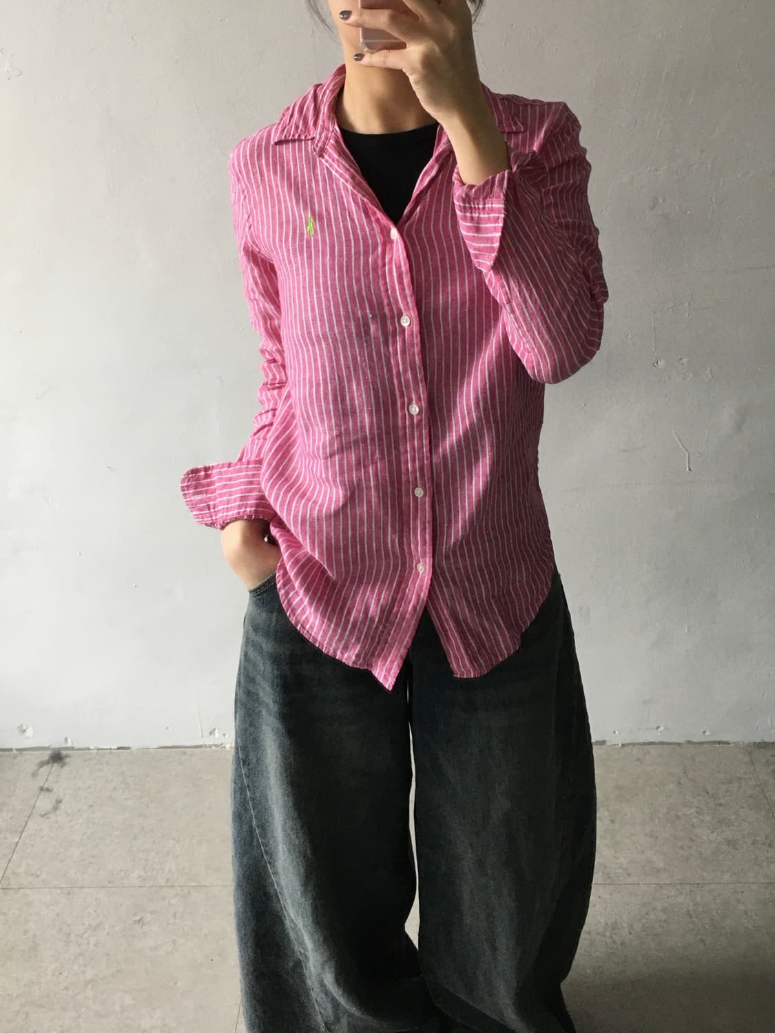 폴로 랄프로렌 스트라이프 셔츠 상품이미지1