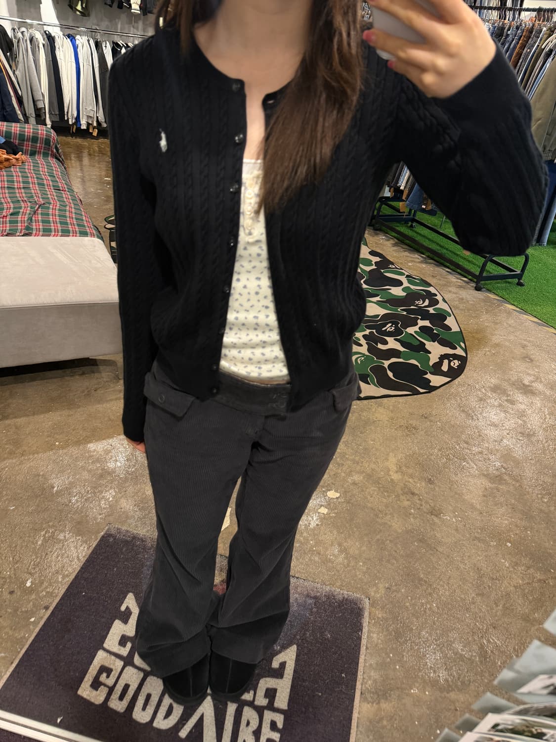 폴로 랄프로렌 꽈배기 니트 가디건 상품이미지4