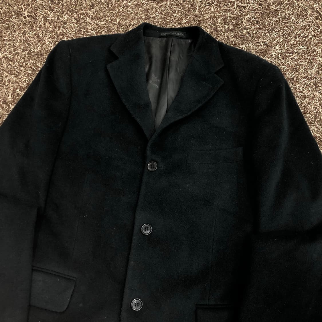 조르지오 아르마니 울 미니멀 블레이저 자켓 상품이미지2