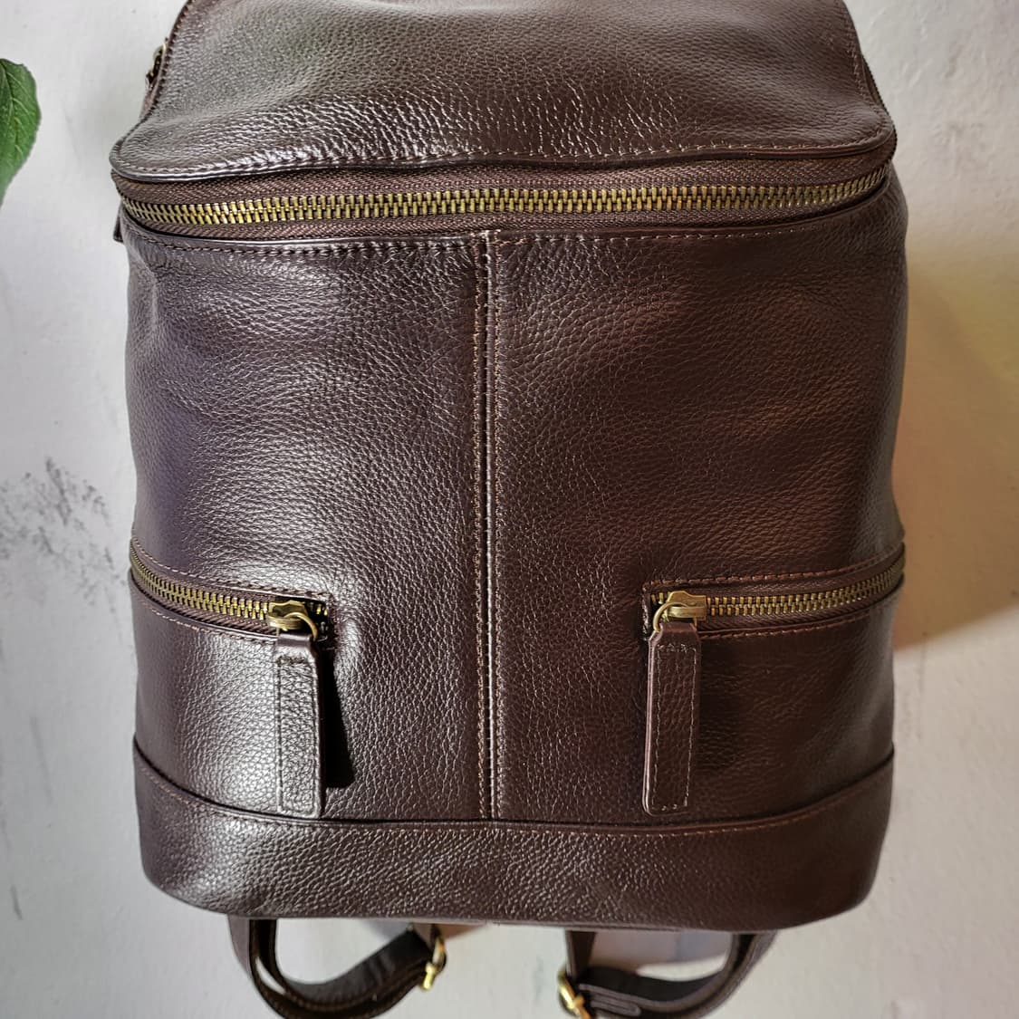 ADAD 올 레더 백팩 상품이미지5