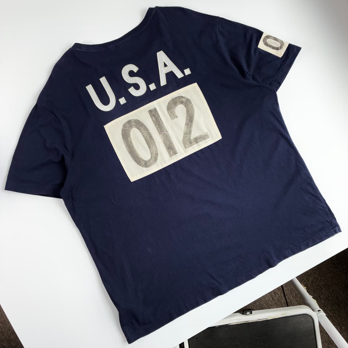 Polo  폴로 랄프로렌 빅포니 USA 딥네이비 반팔티셔츠  상품이미지4