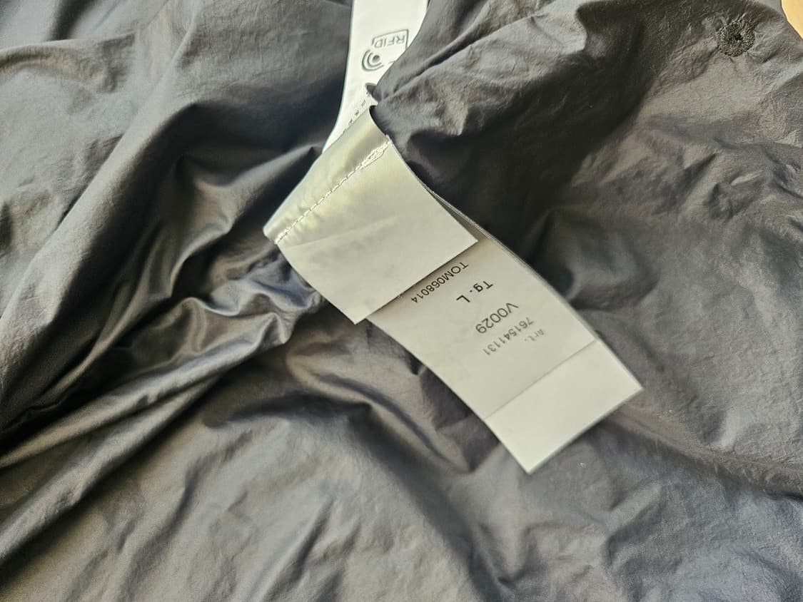 [L] 스톤아일랜드 스킨터치 나일론 후드 바람막이 네이비 상품이미지4