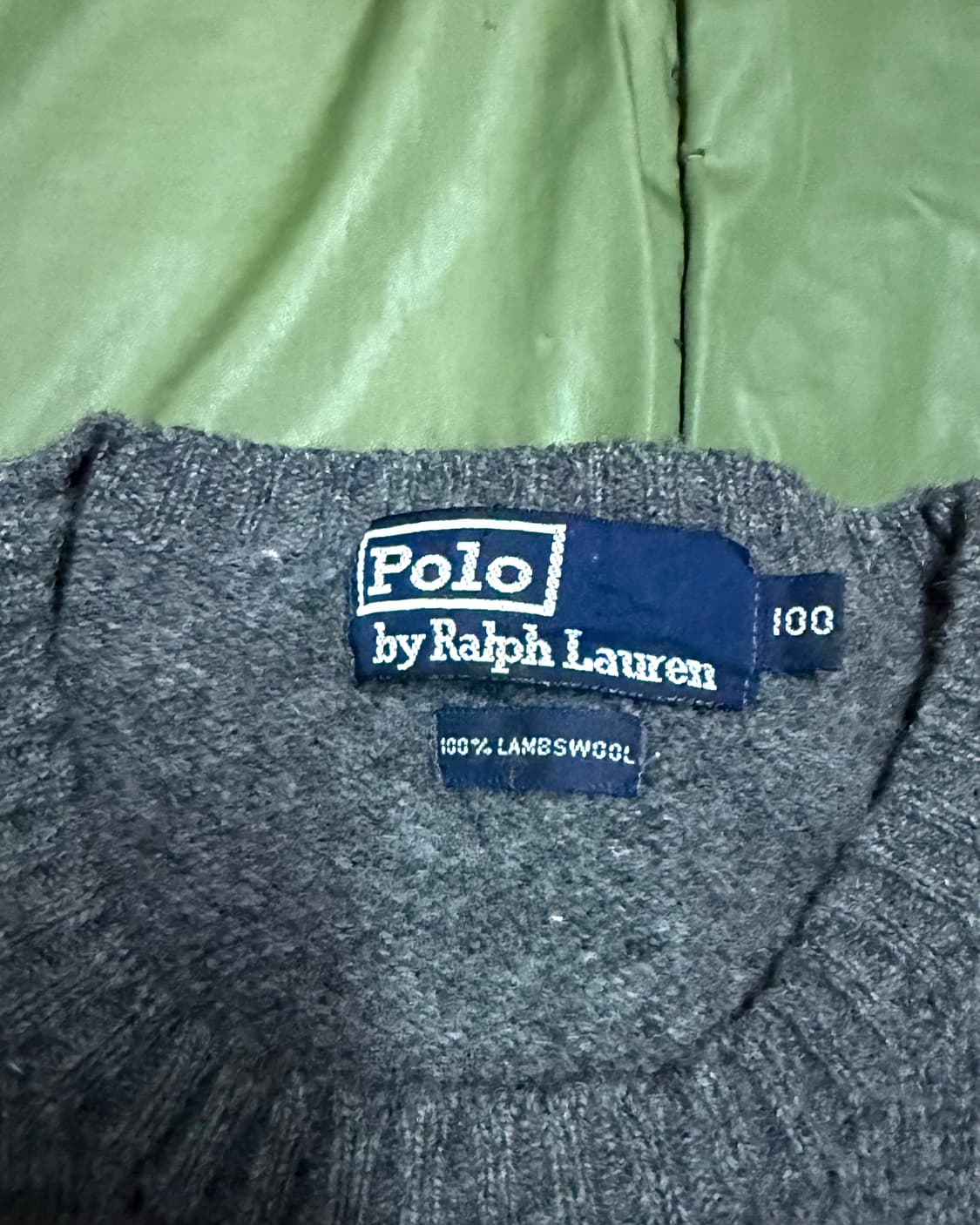 90's 폴로 랄프로렌 램스울 니트 100 상품이미지5