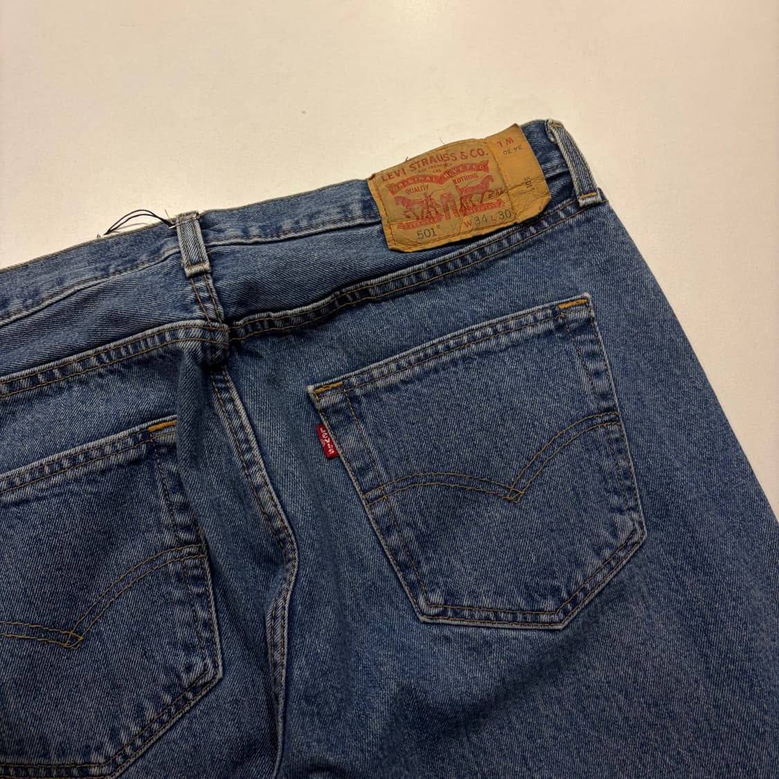[34x30] 리바이스 501 데님 청바지 팬츠 C855 상품이미지3