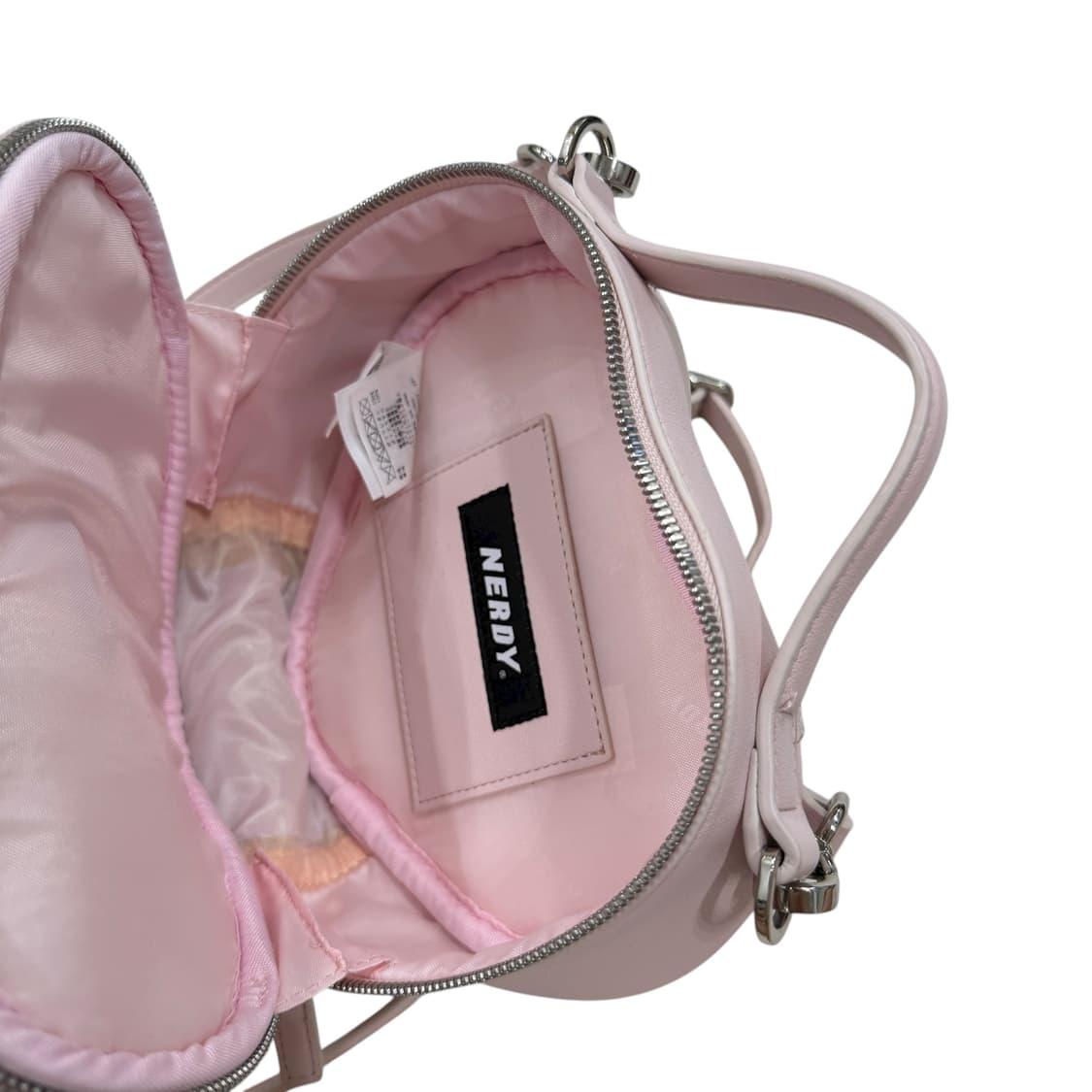 널디 하트 러브 투웨이 크로스백 가방 라이트핑크 상품이미지6