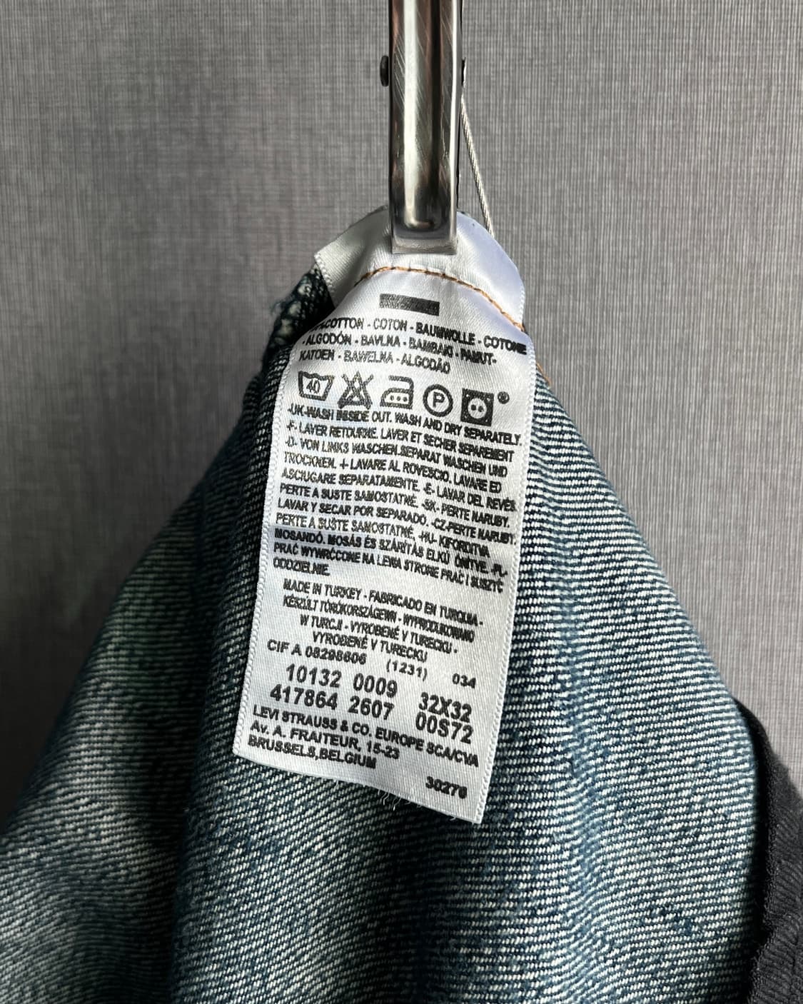 [32] 00s 유로 리바이스 신치백 엔지니어드 진 데드스탁 상품이미지7