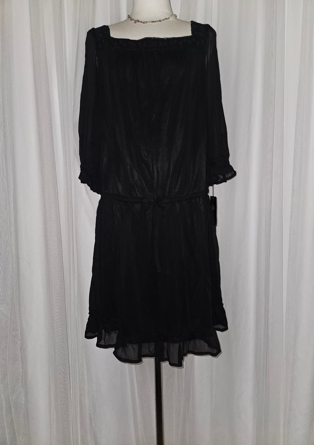 pikabia 공겜 히메 문 블랙 드레스 상품이미지3