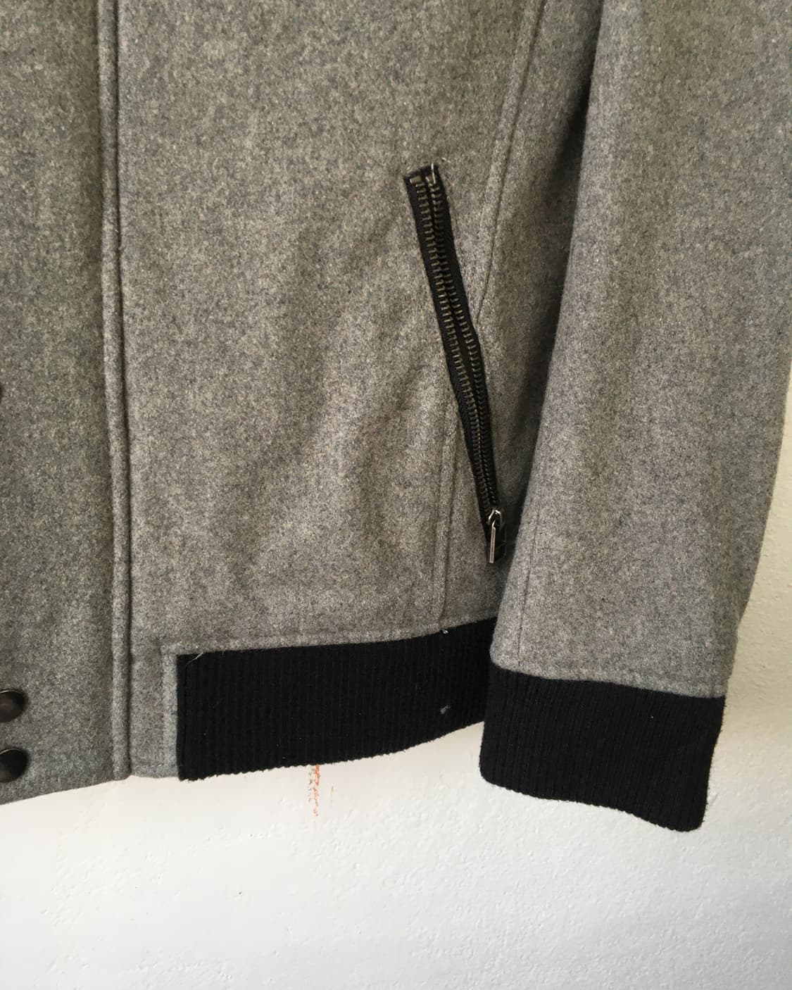 High neck woolen jacket 상품이미지5