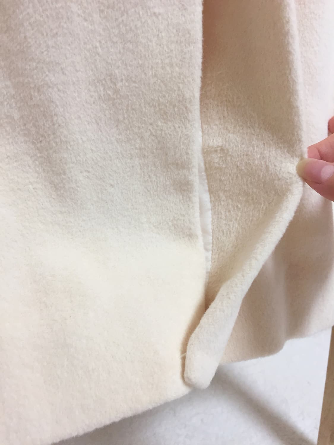 빈티지 아이보리 롱코트  상품이미지6