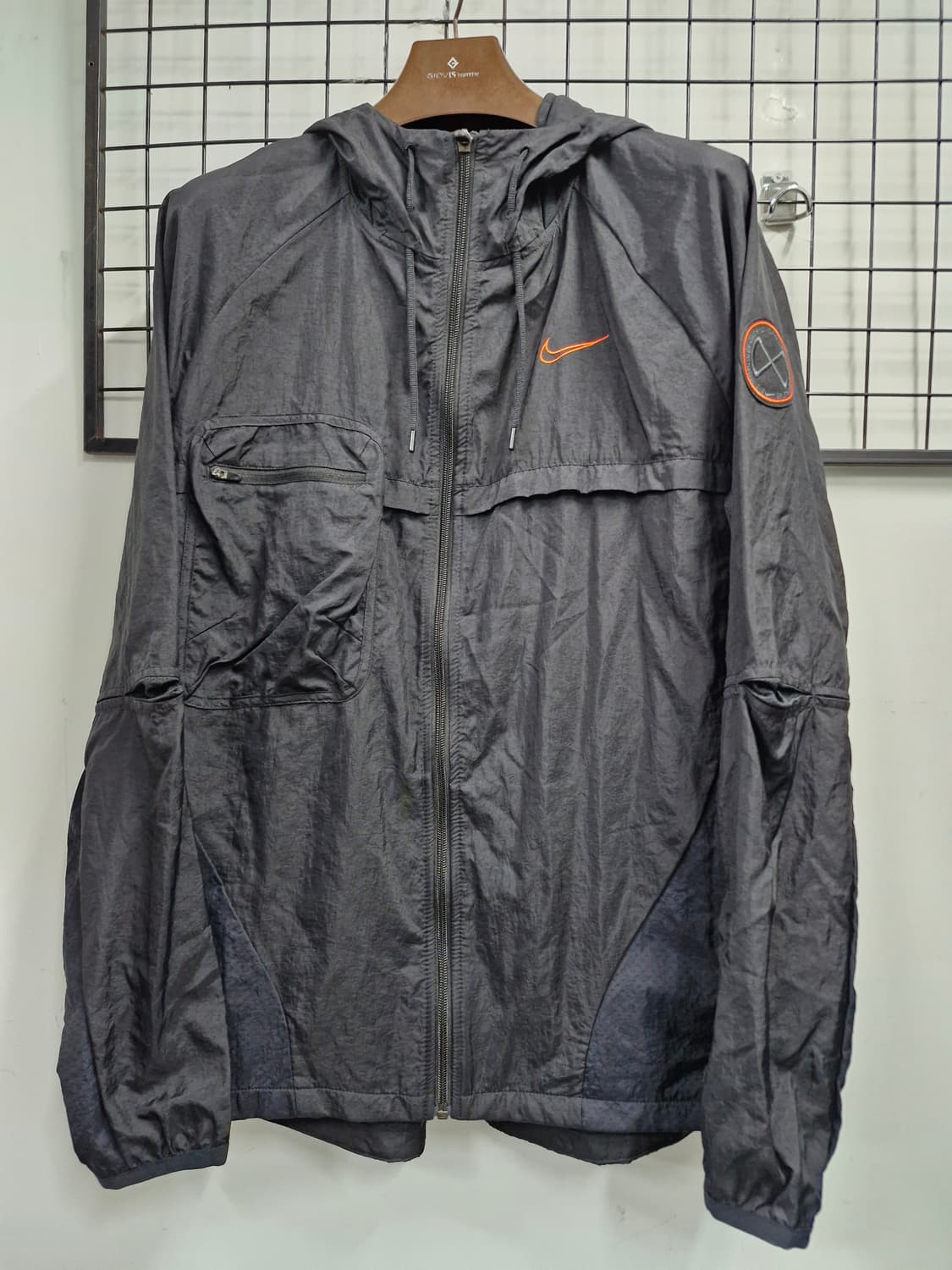 95-100L 나이키 남성 풀집 바람막이 자켓. 상품이미지1