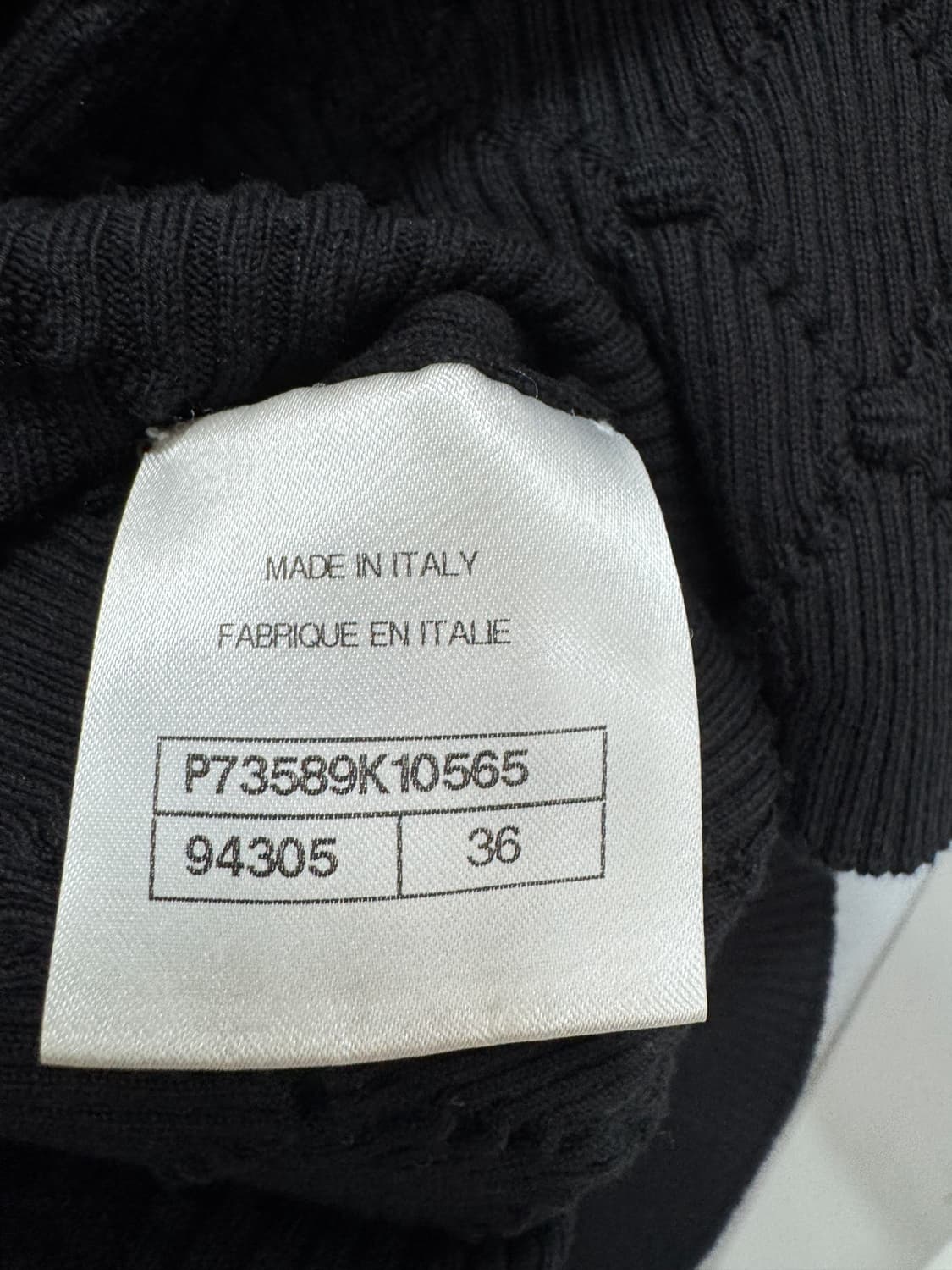 새상품급 샤넬 로고 반팔 36사이즈  상품이미지3