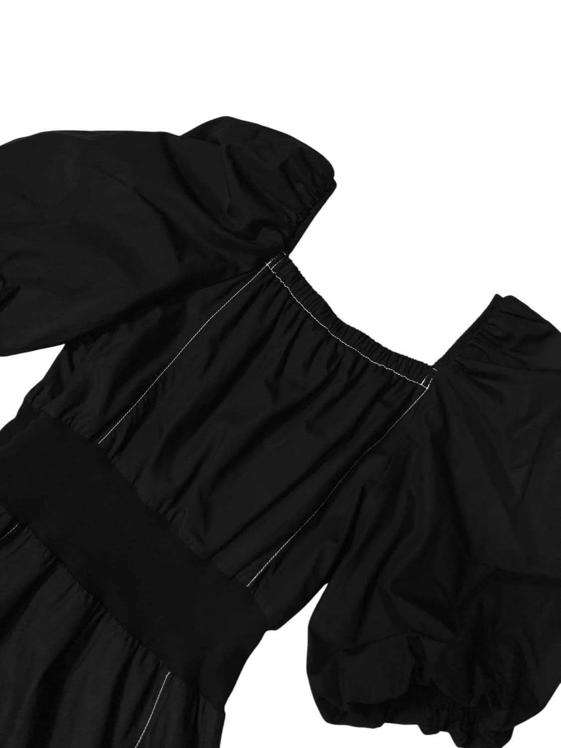 EGOIST 블랙 스티치 롱 원피스 55 상품이미지6