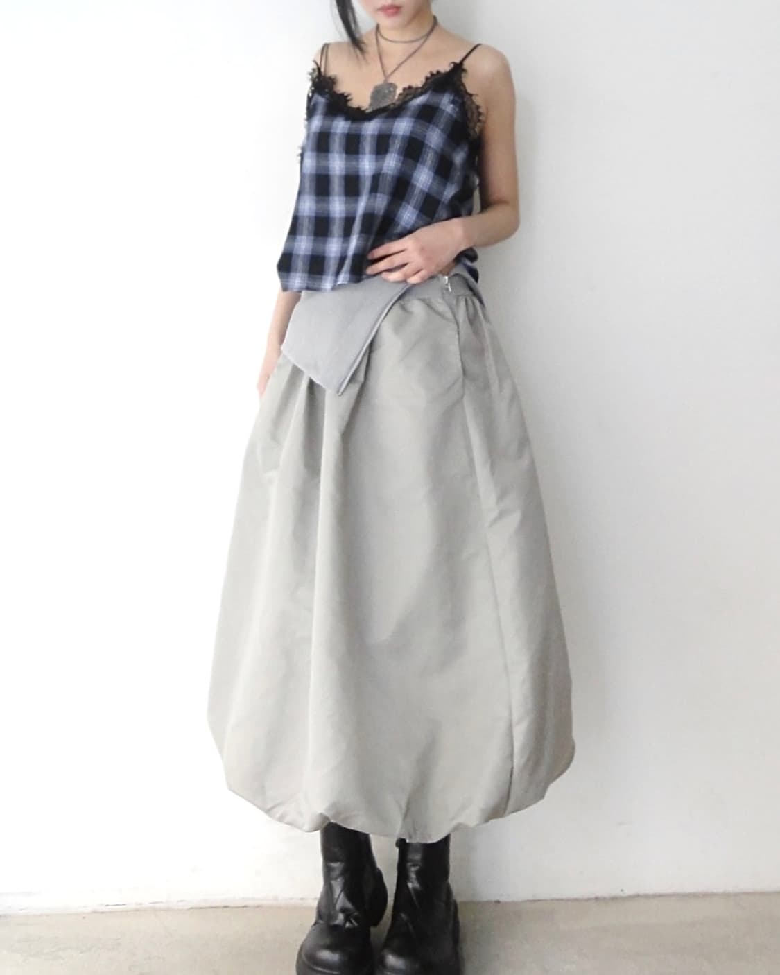 Ballon layer skirt & ops 상품이미지9