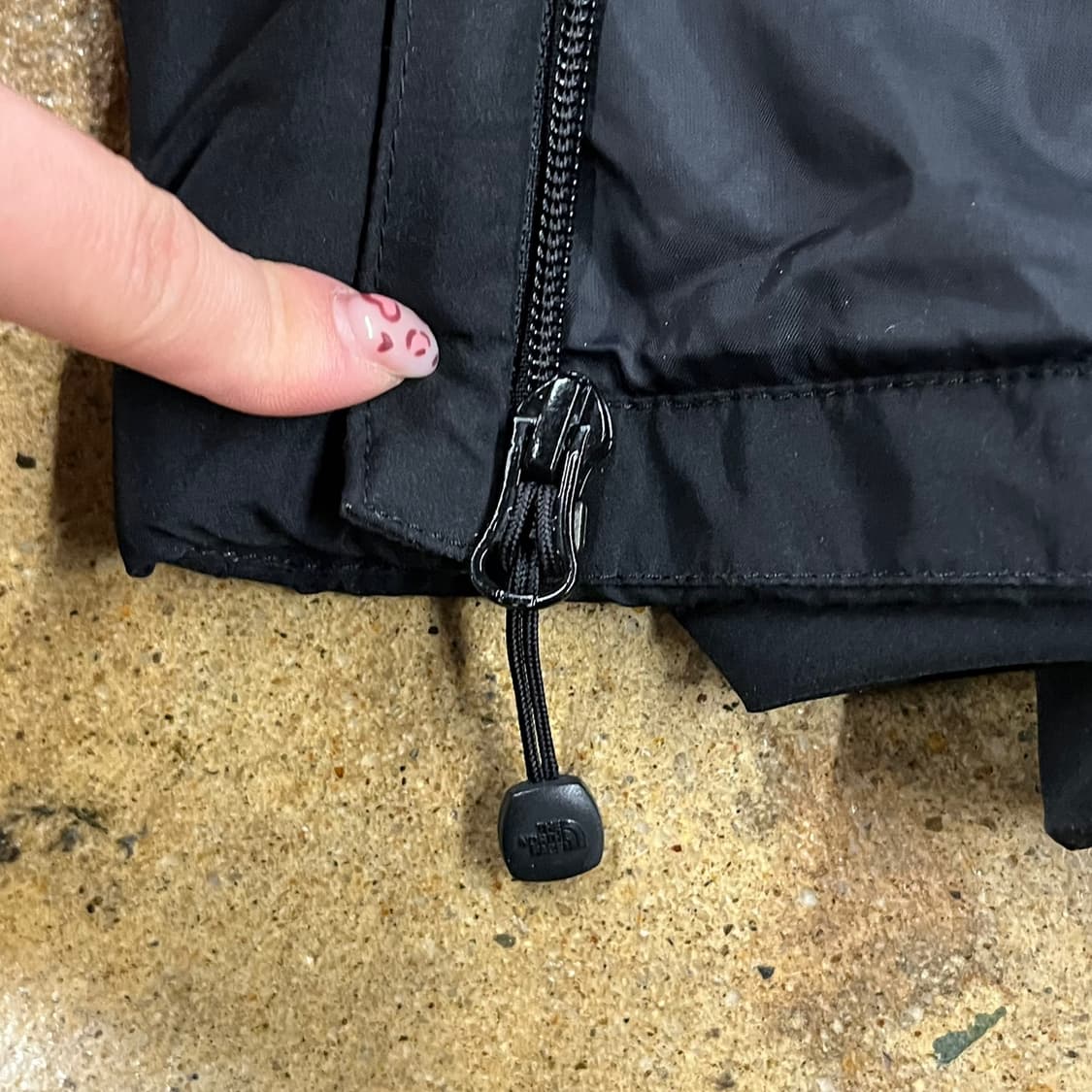 [정품/95] 노스페이스 블랙 바람막이 후드 자켓 b19 상품이미지8