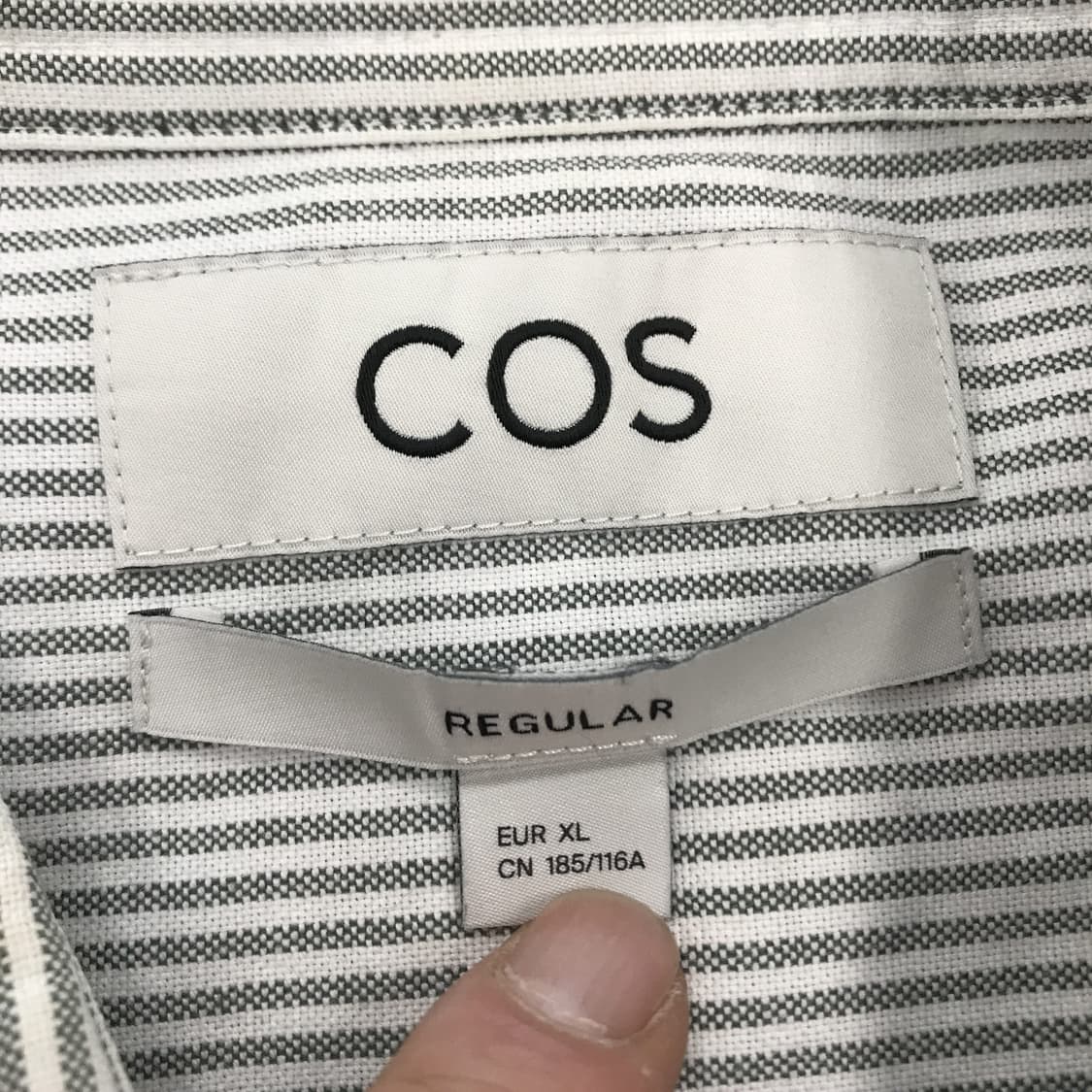 코스 COS 스트라이프 옥스포드셔츠 [XL] 상품이미지5