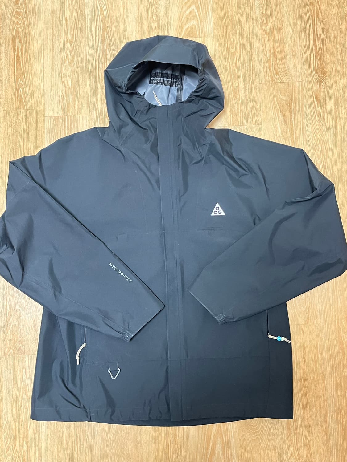 나이키 ACG 스톰핏 ADV 케스케이드 레인 풀 집 지켓 블랙-아시아 상품이미지2