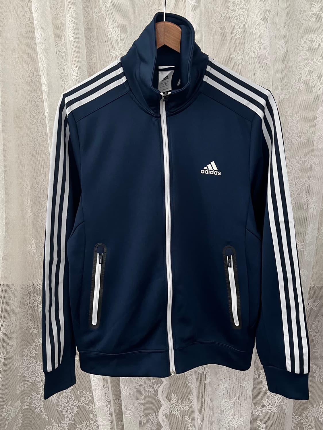 110)아디다스 니트 AK 3S 져지 네이비 트랙탑 상품이미지2