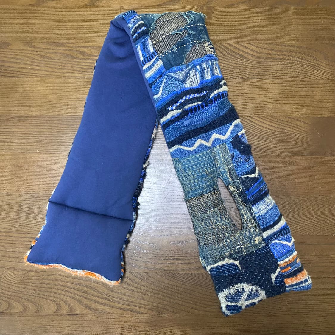 캐피탈 패치워크 보로 머플러 상품이미지3