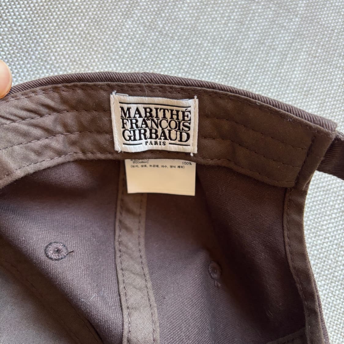 마리떼 프랑소와 저버 브라운 볼캡 상품이미지9