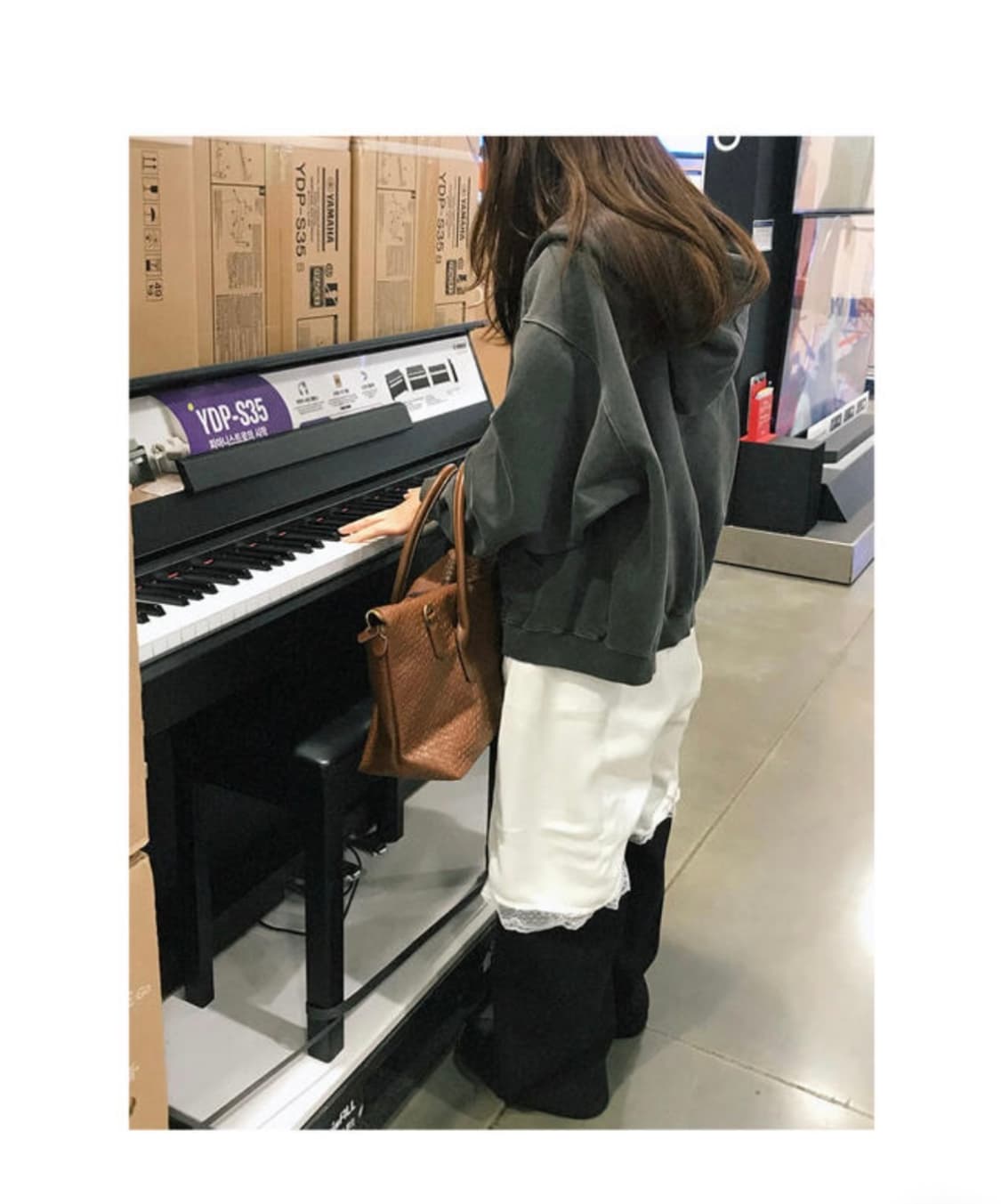 Blemto 피그먼트 후드집업 (brown) 상품이미지5
